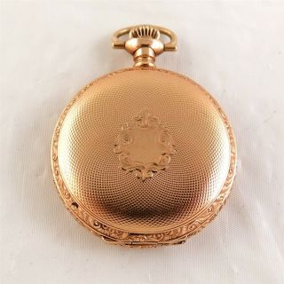 1912 Elgin 0s 7 Jewel Grade 320 Gold Filled Hunter Case Pocket Watch