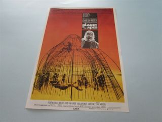 Planet Of The Apes Heston Movie Flyer From Japan (99)