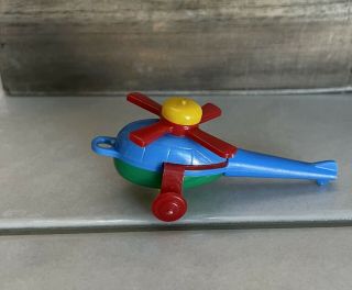 Vintage Puzzle Keychain Helicopter