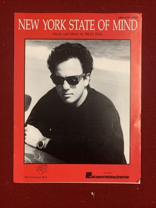 Vintage Sheet Music Billy Joel York State Of Mind