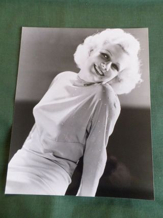 Jean Harlow - Film Star - Black And White Photograph 8 X10 - 3