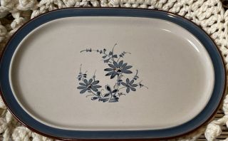 Noritake Pleasure Platter Pattern 8344 Oval Serving 14 " Japanese Made China