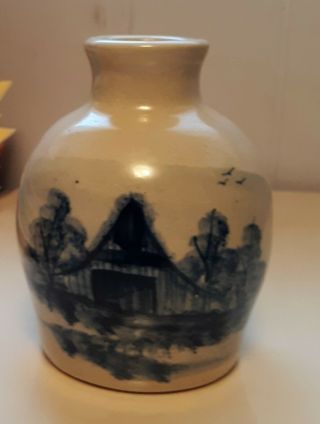 Paul Storie Pottery Scenic Painted Jug