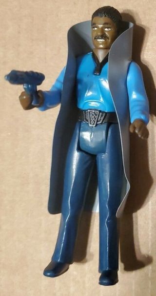 Vintage Star Wars 1980 Lando Calrissian With Cape And Weapon
