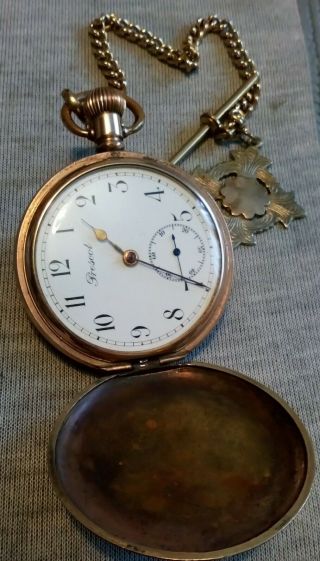Prescott Lancashire watch company old pocket watch. 3