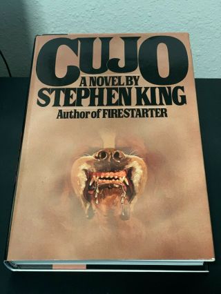 Cujo By Stephen King 1981 Early Print Hardcover Very Good Fine Vintage
