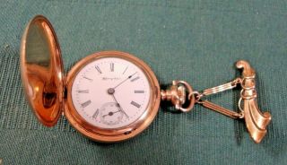 Vintage Hampden Molly Stark Dueber Special 3/0 Size 7 J Gold Filled Pocket Watch