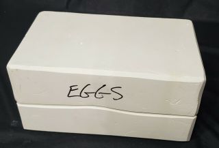 Vintage Plain Easter Eggs Ceramic Casting Cast Mold 2