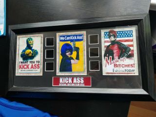 Kick Ass Special Edition Film Cell 35mm Film Framed Display 20 " X 11 "