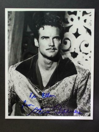 Actor Body Builder Steve Reeves (1926 - 2000) Autograph 8 X 10 Photo