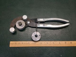 Vintage K - D Tools 2189 Tubing Brake Line Bender 1/4” 3/16” 3/8” 5/16” Tool Usa