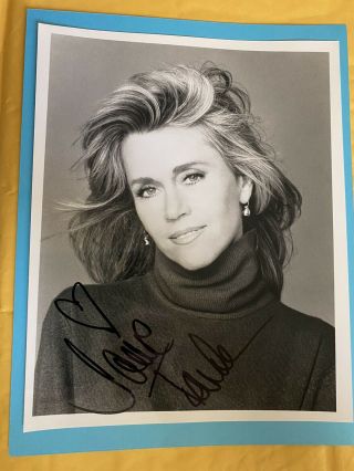 Jane Fonda Hand Signed In Person 8 X 10 Autographed Photo Not A Reprint