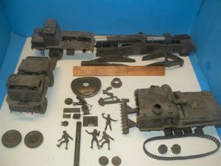 Vintage Wwii Models - Large Scale - Us Army - Parts 1