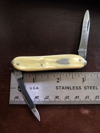 Vintage Henry Sears & Sons 1865 " Made In Usa " 2 - Blade Pocket Knife