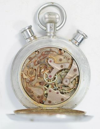 Rare Vintage Heuer Abercrombie & Fitch Split Second Stopwatch - Parts or Restore 2