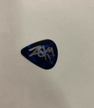 Avenged Sevenfold Autographed Signed Guitar Pick Zacky Vengeance