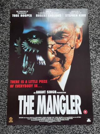 The Mangler Video Shop Film Poster Uk