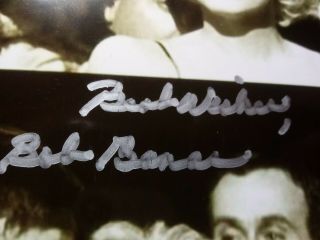 ROBERT BANAS Authentic Hand Signed Autograph 2X 4X6 Photo KISSING MARILYN MONROE 2