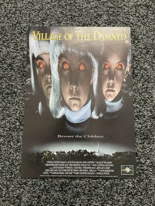 Village Of The Damned Video Shop Film Poster Uk