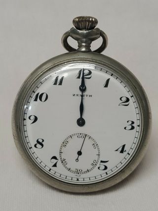 Rare Zenith Swiss Pocket Watch Grand Prix Paris 1900