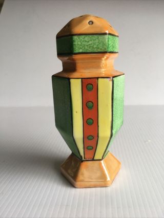 Vintage Porcelain Hand Painted Luster Ware Muffineer Sugar Shaker Japan Art Deco
