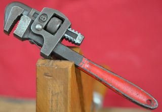 Vintage No.  8 Steel Co.  Pipe Wrench Made In Germany