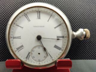 Waltham Model 1883 Grade 81 Pocket Watch 18s 15j Running Sidewinder