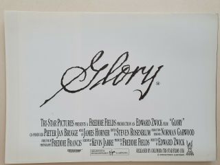 Glory - Uk Pressbook - Matthew Broderick,  Cary Elwes