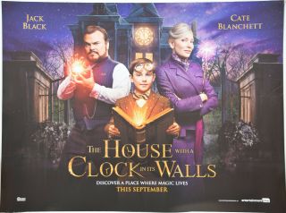 The House With A Clock In Its Walls Uk Quad Movie Poster