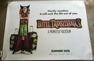 2015 Hotel Transylvania 2 Uk Quad Cinema Poster 30 " X40 " Landscape