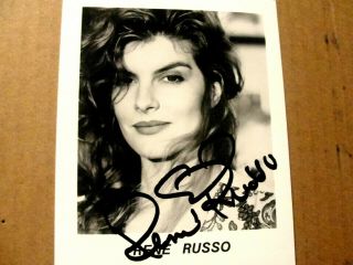 Rare Rene Russo Signed Autograph 4x5 Photo - Nightcrawler - Matlock
