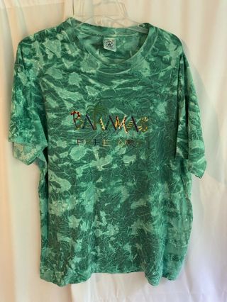 Vtg Freeport Bahamas Tie Dye Shirt Xl