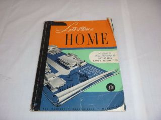 Vtg 1946 Mccalls Lets Plan A Home Softcover Book 112 Pgs Home Design