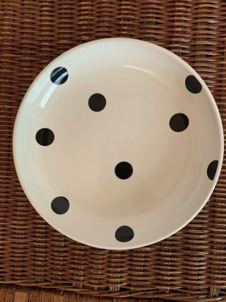 Kate Spade Lenox Things We Love Black & White Deco Dot Pasta Bowl