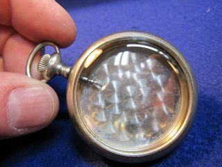 16s York Standard Silverode Chronograph Pocket Watch Case