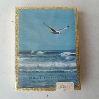 Vintage Antioch Bookplates Ocean Seagull