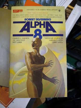 Alpha 8,  Edited By Robert Silverberg - Vintage Sf Anthology,  Berkley,  Us 1977