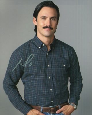 Milo Ventimiglia This Is Us Signed 8x10 Photo With