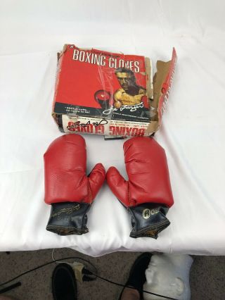 Vintage Rare 1973 Joe Frazier Roberts One Pair Child Championship Boxing Gloves