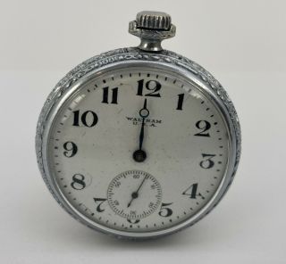 Antique 1894 Waltham 12 Size 15 Jewel Pocket Watch/ Still Working/ Running ⏱