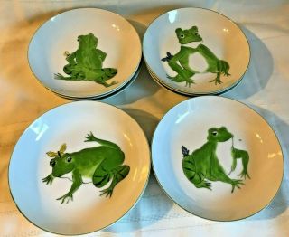 Sigma Taste Setters " Frolicking Frog " Soup/cereal Bowl 1 Or All 1,  Ship
