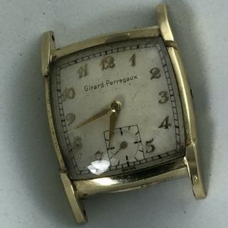 Watch Girard Perregaux Vintage Wrist Watch 10 K Gold Filled Parts Only