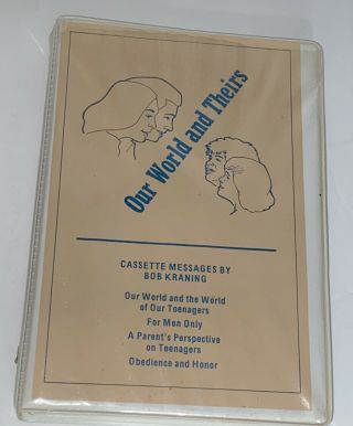 Our World & Theirs Cassettes Parenting For Tennagers For Men Only Vintage 70’s