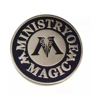 Calling All Witches & Wizards Ministry Of Magic Pin Badge Hogwarts/harry Potter