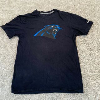 Vintage Nike Mens T Shirt Medium Black North Carolina Panthers Usa Pro Sport Tee