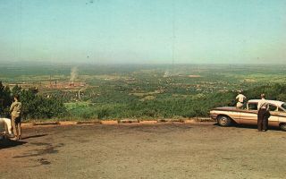 Vintage Postcard Birds - Eye View Of Front Royal From Skyline Drive Virginia Va