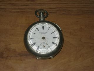 1864 U.  S.  Watch Co. ,  Waltham Pocket Watch - 18s,  7j - Lever Set - Parts Or Restore