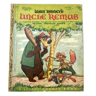 Walt Disney Uncle Remus Little Golden Book 1947 From Song Of The South Hc Vtg