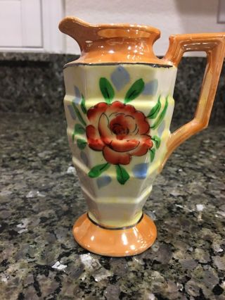 Vintage Small Lustreware Pitcher/vase Made In Japan