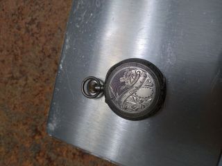 Vintage Mignon 0.  800 Silver Ladies Pocket Watch